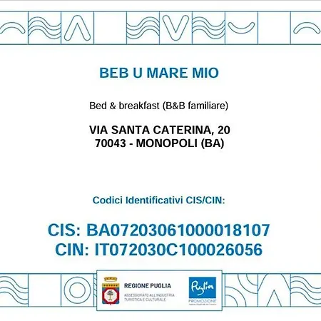 U Mare Mio 4* Monopoli